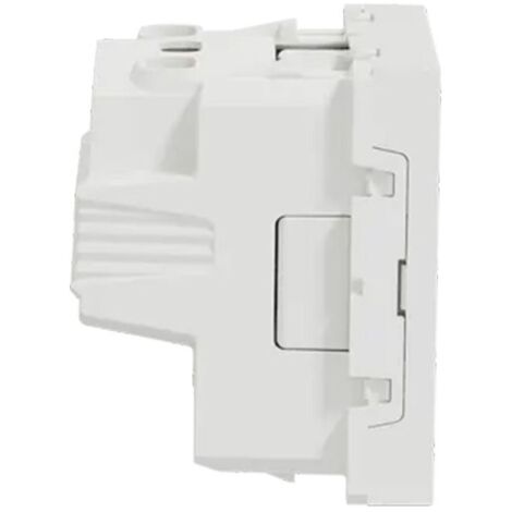 Schneider Electric Unica - Presa Elettrica 2P+T 90° Bianco, Attacco Rapido, Design Modulare - 3