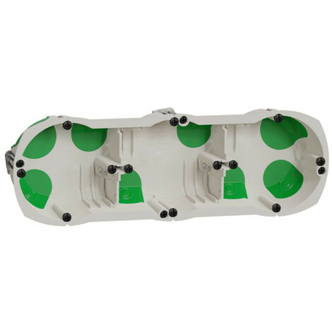 Multifix air, boîte étanche 3 postes entraxe 71mm, diam. 67 mm, prof. 40 mm (IMT35031)