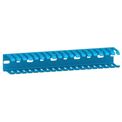 Spacial Thalassa - goulotte perforee sans couvercle - 2m - 35x30mm - bleu (AK2GA33)