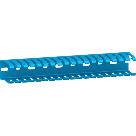 Spacial Thalassa - goulotte perforee sans couvercle - 2m - 55x30mm - bleu (AK2GA35)
