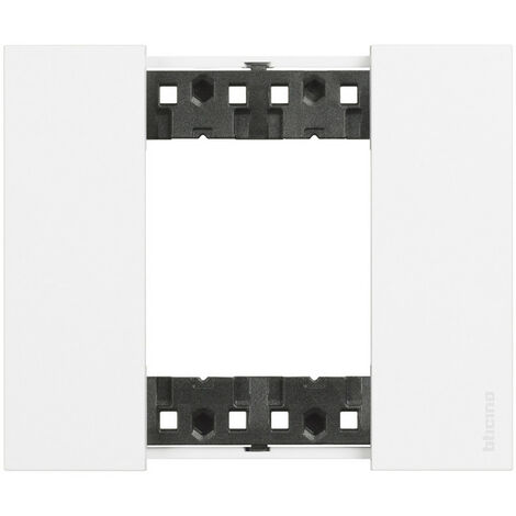 Plaque Bticino Living Now 2 Modules blanc KA4802KW