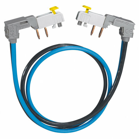Bloc de jonction Gris - câbles 2,5mm² - 20A - connexion automatique