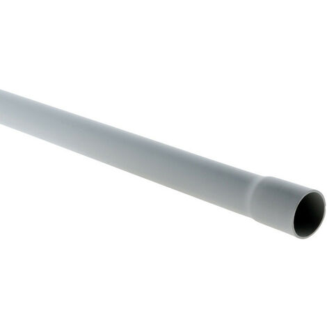 Tube IRL 25mm – PVC gris RAL 7035 – Longueur 3 mètres – Protection contre impacts et humidité – Indice IP40 – Id Cables - IRL25