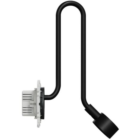 Odace - liseuse - avec prise USB-A - 2,1A - anthracite (S540002)