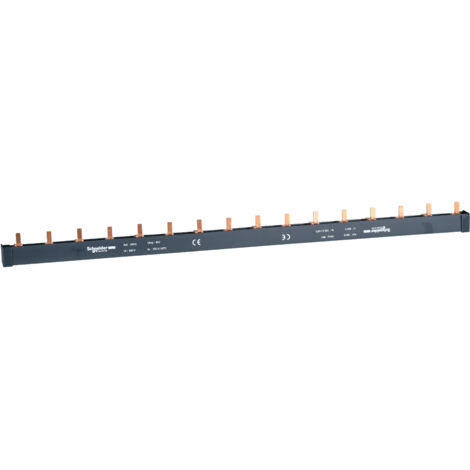 Acti9 - peigne - 2P - 125A - 24 modules - 16x27mm - 14812 (1/2)