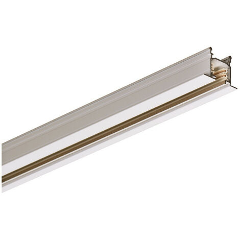 Rail D'alimentation SLV 230V - 3 Allumages Eutrac Droit - Gris Argent