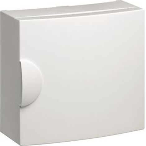 Hager – Porte opaque Gamma+ 250x250mm RAL 9010 – Pour bloc de commande électrique – Installation rapide et sécurisée – Finition soignée