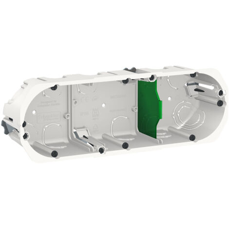 Multifix - boîte d'encastrement - Ø 67mm - prof 50mm - 3 postes entraxe 71 mm (IMT35935) (1/5)