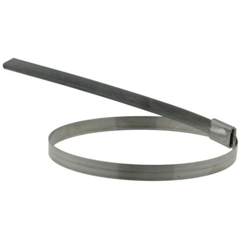 Collier en inox 4,6 x 520 mm, diamètre maxi 152 mm (LS-4.6-520-A) (1/3)