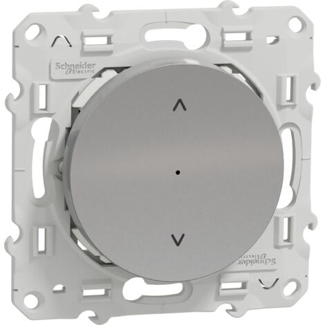 Wiser Odace - interrupteur volet-roulant - 4A - zigbee - alu (S530567W) (1/5)