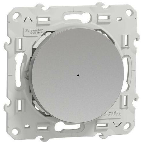 Wiser Odace - bouton poussoir - 10A - zigbee - alu (S530530W)