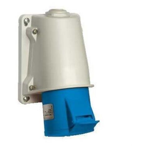 Schneider Electric – Prise murale 32A PKY32W423 – 2P+T 200-250V – IP44 pour environnements industriels – Indice IK08 et résistance 750°C - PK 32 A