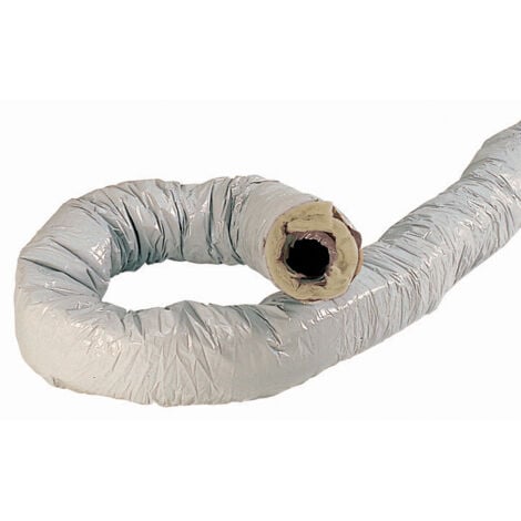 T 127 cr l 6 m - conduit souple pvc calorifuge 6 m diamètre 125 epaisseur 25 (423053)