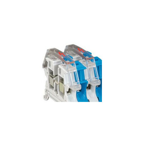 Legrand 037565 - Ecran de protection pour bloc jonc Viking 3 vis - 1P - 1 entrée/1 Sortie - Pas 5/6