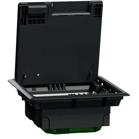 Unica System+ - Boîtier de sol M 2x4mod ou 4 postes - plastique - IK08 IP20 (INS52120)
