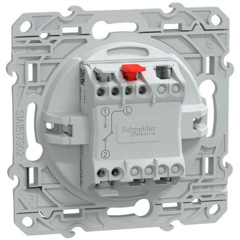 Ovalis - Lot de 108 va et vient - 10AX - Blanc - sans emballage unitaire (S320204P)