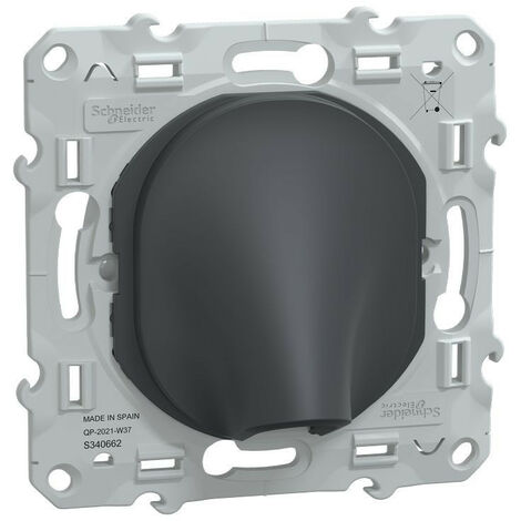 Schneider Electric – Sortie de câble 16A pour câbles 6 à 12 mm – Couverture peinture – Usage intérieur – S340662 (1/6)