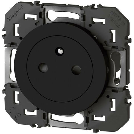 Prise de courant 2P+T Surface dooxie 16A - noir (600535)