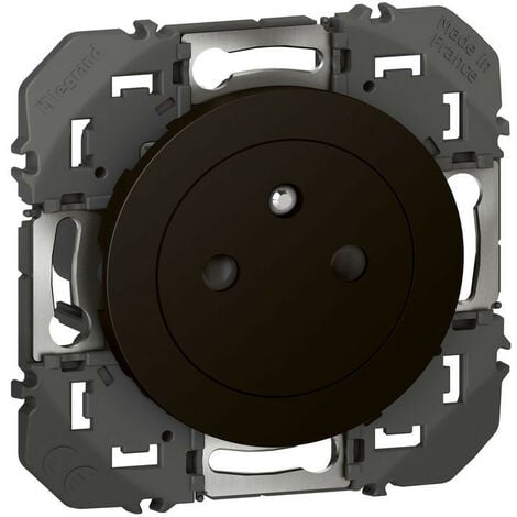 Prise de courant 2P+T Surface dooxie 16A - noir (600535)