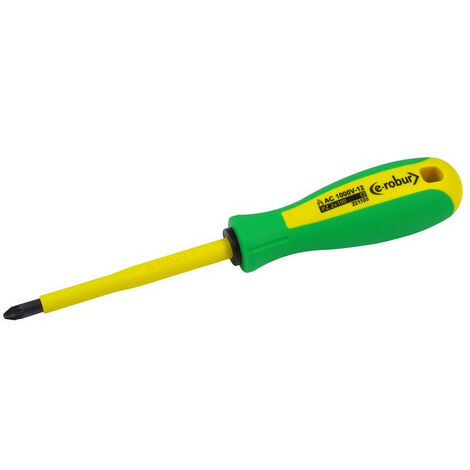 E-ROBUR - 221104 - Tournevis Pozidriv® isolé 1000 v n°1 4,5x80 mm (1/5)
