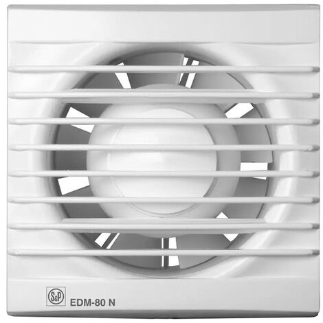 Aérateur standard petites dimensions, 80 m3/h, temporisation fixe, D 100 mm (400172)