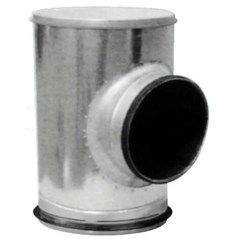 Té souche insonorisé diamètre 160mm acier galvanisé à joints isolation 25mm hauteur 300mm UNELVENT