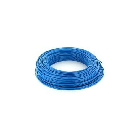 100m de fil 6mm² bleu rigide câble H07V-R (1225207)