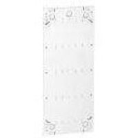 Schneider – Trappe haute pour bacs d'encastrement 1x18 modules – Dimensions L 381 mm, H 770 mm, P 7 mm – Finition blanche RAL 9003 - Resi9