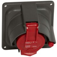 Legrand – Prise de sécurité 3P+T 16A 380-415V – IP44/55 – Verrouillage mécanique – Pour chantiers industriels – Couleur rouge