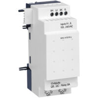 Zelio Logic - module d'extension E/S TOR - 6 entrées/sorties - 100..240Vca (SR3XT61FU)