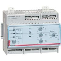 Legrand – Gestionnaire modulaire chauffage électrique fil pilote 3 zones – 6 modules – Compatible avec systèmes de chauffage central – Installation facile
