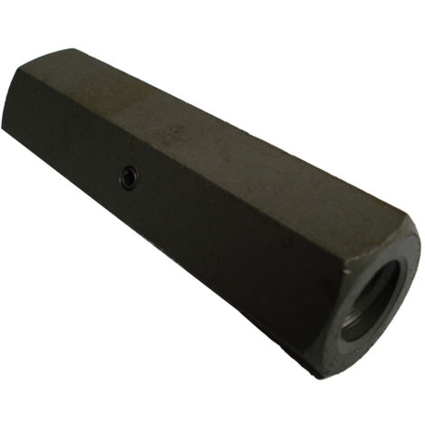 Moncoffrage – Manchon hexagonal acier pour tige de coffrage 23 mm – Connexion solide pour installation de banches – Vissage rapide et efficace
