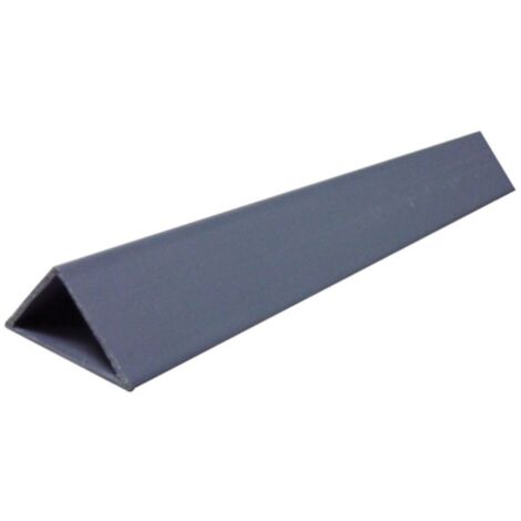 Moncoffrage – Liteau triangulaire en PVC 10 x 10 mm – Longueur 2,50 ml – Chanfrein 15 mm pour coffrage béton – Paquet de 100 ml
