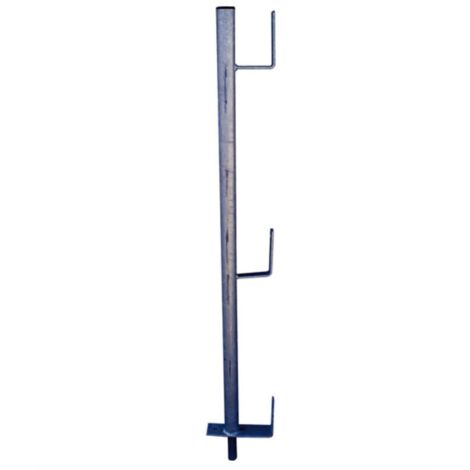 Potelet à planches garde corps ø 25 mm galva (1/2)