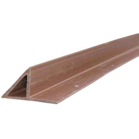Moncoffrage – Liteau triangulaire PVC renforcé 10 x 10 mm – Chanfrein 15 mm – Longueur 2,50 ml – Pour béton et maçonnerie