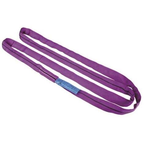 Elingue textile tubulaire ronde de levage PONSA - 1 Tonne - 2,00 ML - Violette (1/2)