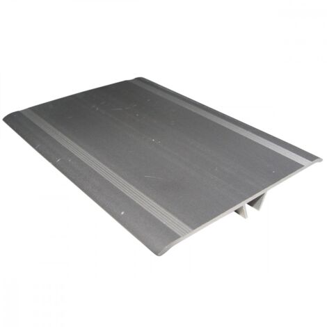 Moncoffrage – Couvre joint en aluminium plat 7 cm – Longueur 3 m – Livré avec 4 clips L – Ouverture de joint 35 à 70 mm
