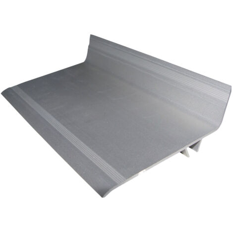 Couvre joint de façade angle ALU - largeur 7 cm (L. 3m + clips)