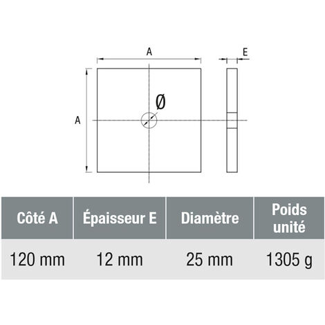 Tige filetée Ø 24 mm filetage rond de longueur 1,00 ml pour console de  façade (acier spécial RE355)