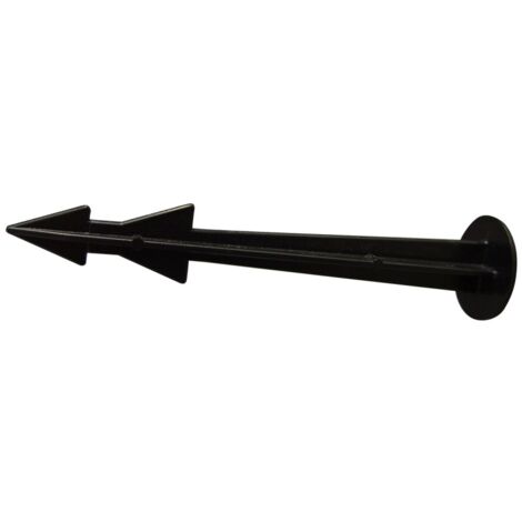 Pointe sapin en plastique PSPFIX de hauteur 125 mm pour fixation du support isolant au béton (sac de 500 pièces)