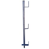 Potelet à planches garde corps ø 25 mm galva