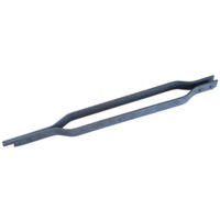 Moncoffrage – Lot de 50 grandes clavettes métal 1 trou – Pour panneaux de coffrage bois 30 mm – Rigidifie l'ensemble du coffrage