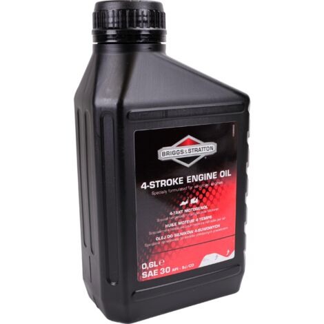 Huile moteur pour tondeuse 4 temps SAE30 0,6L – Lubrification optimale – Réduit consommation d'huile – Protection moteur durable