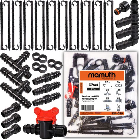 Kit Irrigation 54 Pièces - Raccords Pour Tuyaux 16 Mm - Idéal Jardin, Goutte-à-goutte, Arrosage Automatique