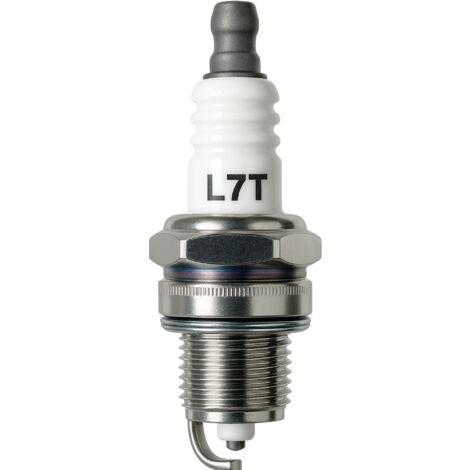 Lot de 10 bougies d'allumage L7T pour moteur 2 temps Champion CJ8 RCJ6Y RCJ7Y et plus encore Adofol 017 018 MS170 MS180 MS290 MS310 MS390 029 039