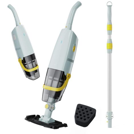 BLOSSOM Aspirateur de Piscine,Aspirateur de Piscine Manuel avec Filtre et Manche Télescopique,Démontable,Adapté pour les Piscines Profondes (jusqu'à 1.8 m) (1/5)