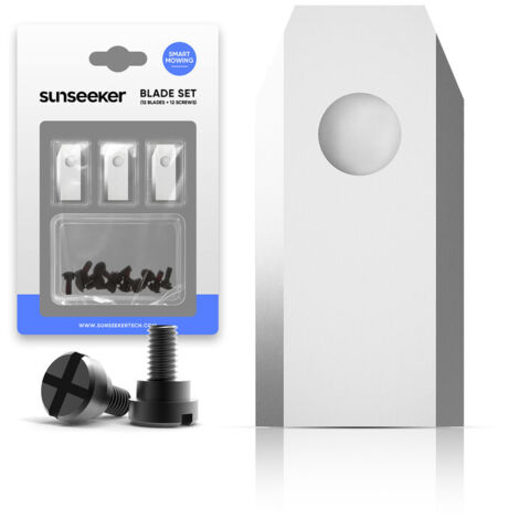 Sunseeker Lames de Rechange Universelles pour Robot Tondeuse - Lot de 12