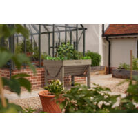 VegTrug Classic 1m, 100% FSC Couleur Gris lavé 210L