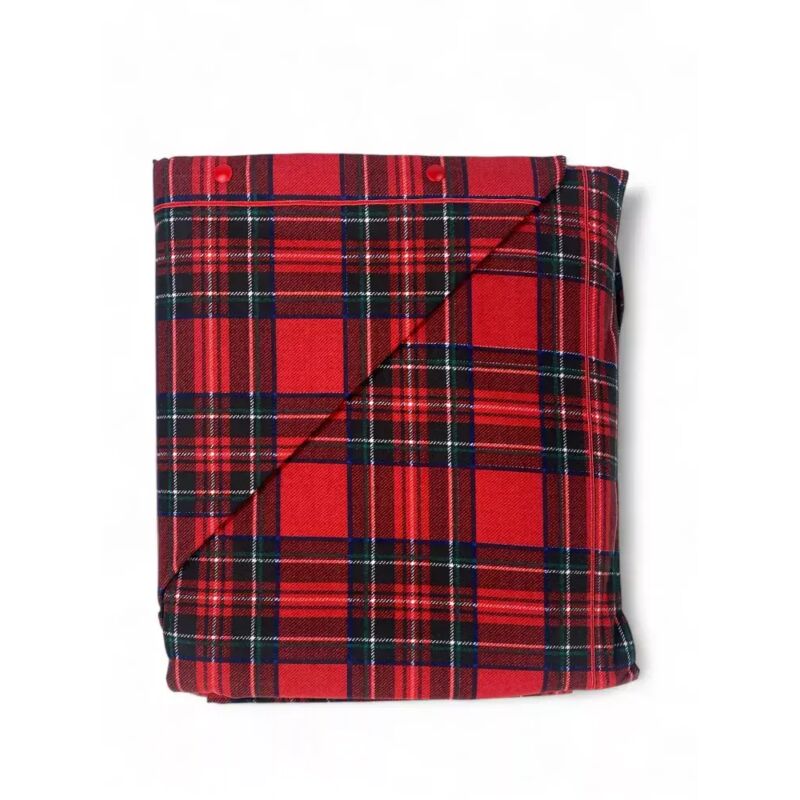 Draps Flanelle Noël - Lot De 4 Pièces - Lit Complet (Full) - Multi-couleurs Motif Voitures