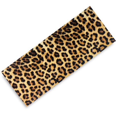 TAPIS Chemin de Cuisine Antidérapant Léopard Spotted Runner Made in Italy Cm. 50x140